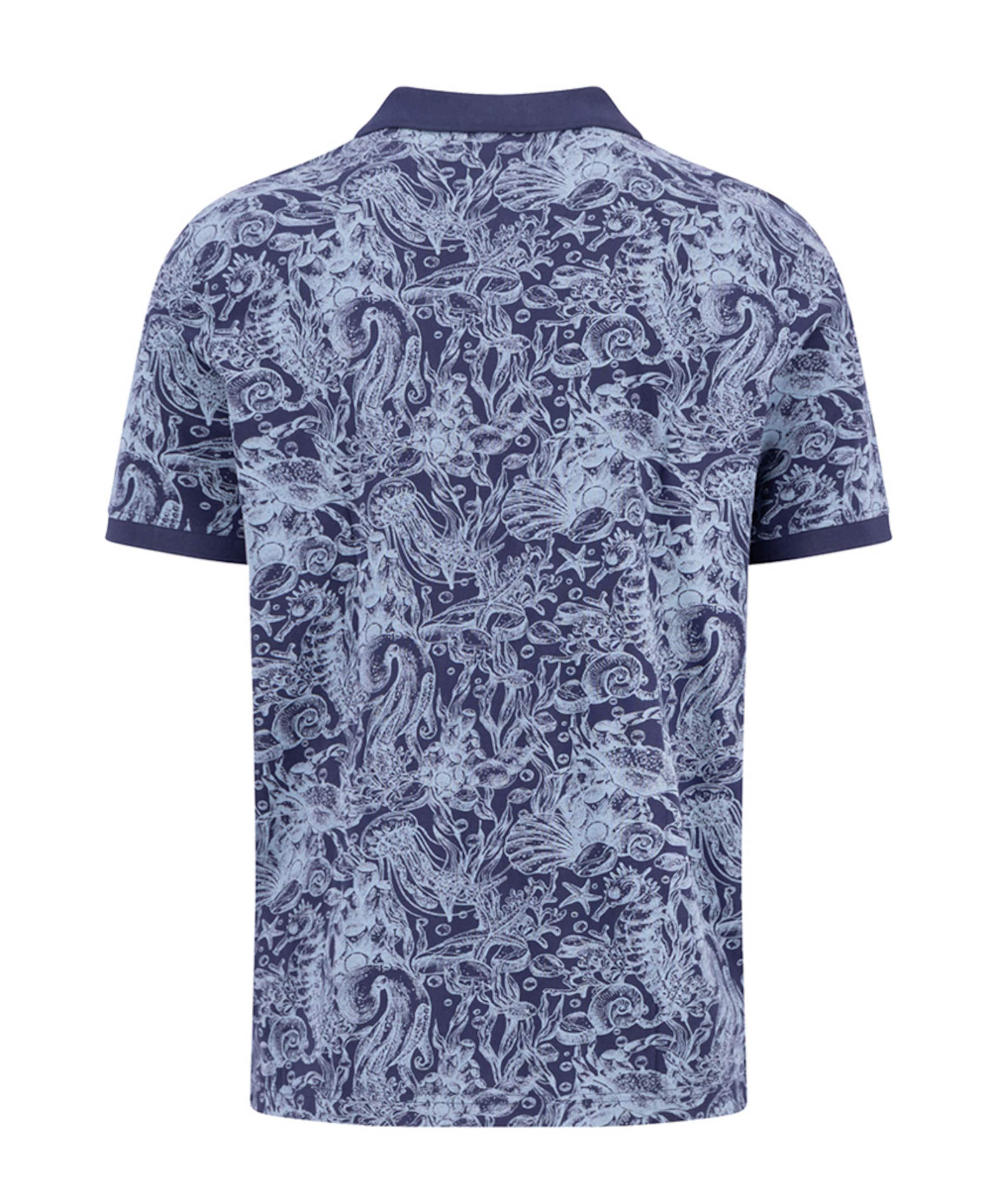 Fynch-Hatton Heren polo blauw