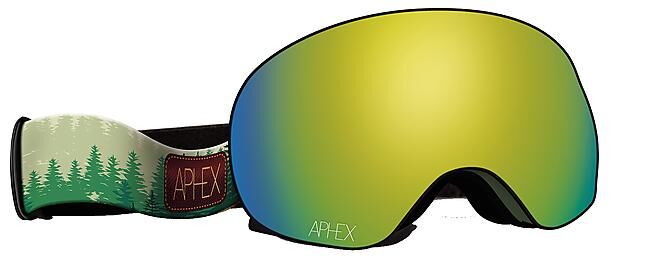 APHEX - MASQUE DE SKI XPR KAKI CAT 3+1