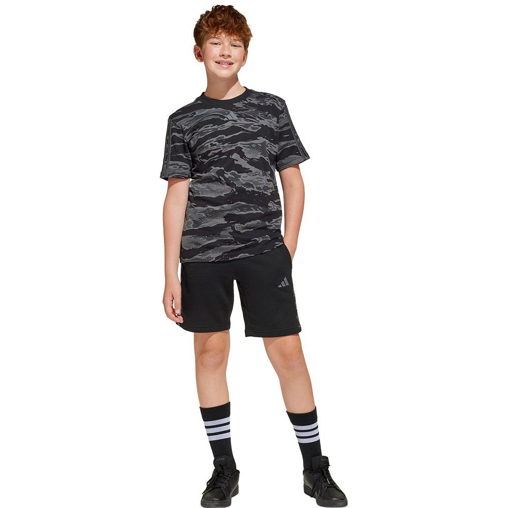 adidas Seasonal Essentials Camo Shorts Kinder schwarz