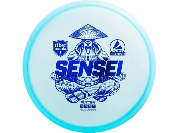 Discgolf DISCMANIA Putter SENSEI Active Premium Blue 3/3/0/1
