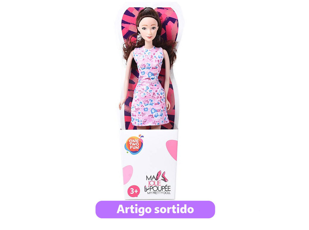 BONECA ONE TWO FUN 29CM MODELOS SORTIDOS