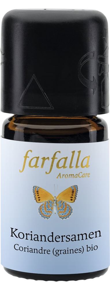 Farfalla Koriandersamen<br>5 ml, Ätherisches Öl, Bio Grand Cru
