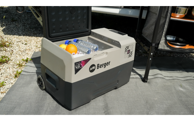 Berger B-T Kompressor Kühlboxen mit Rollen 12/24/230V