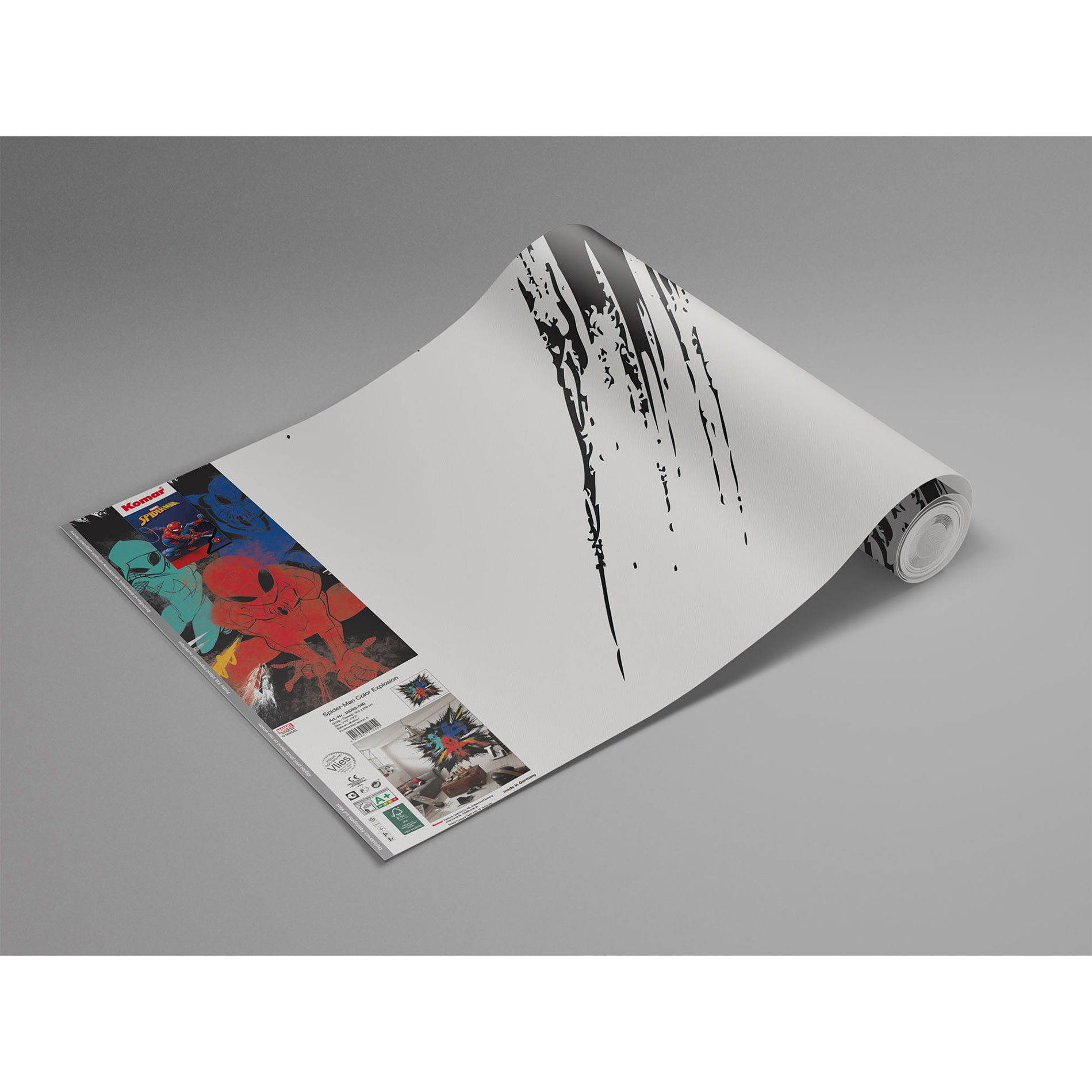Vlies-Fototapete SPIDER-MAN COLOR EXPLOSION - 300x280 cm