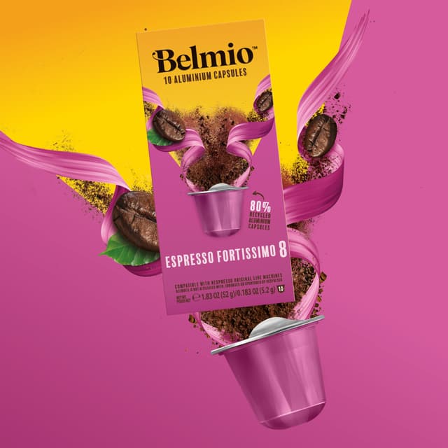 Belmio Espresso Fortissimo kaffekapsler til Nespresso (10 pakker)