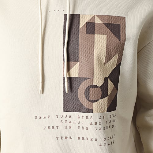 Sweat Capuche 9801 Beige