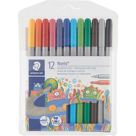 Staedtler nc duo tusser, 12 stk. ass