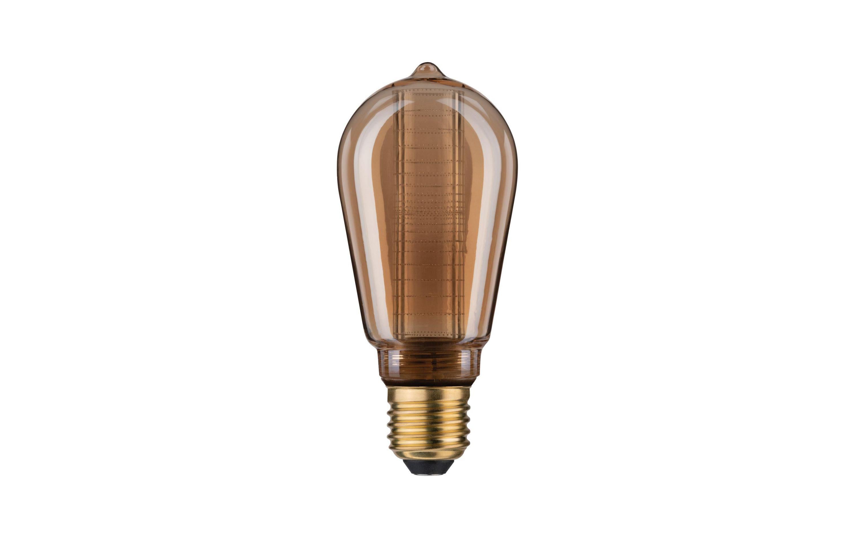 Lampe Vintage Kolben 4 W (21 W) E27 RingmusterVintage-Kolben ST64 mit Innenkolben Ringmuster