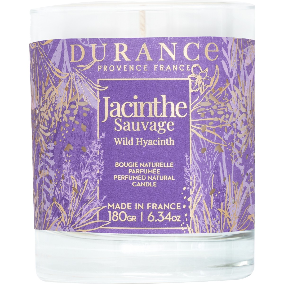 Bougie parfumée - Jacinthe sauvage - 180 g