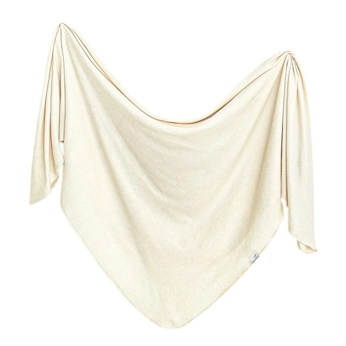 Copper Pearl Couverture Côtelé Uni - Beige