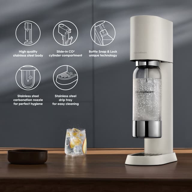 Sodastream Ensõ sodavandsmaskine 1013601772 (sandfarvet)
