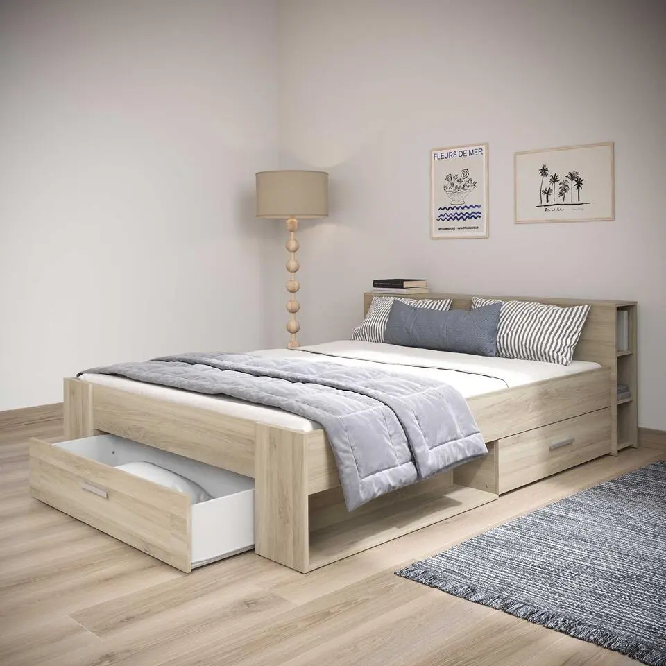 Bed Polly 160 x 200 cm-Kronberg eik
