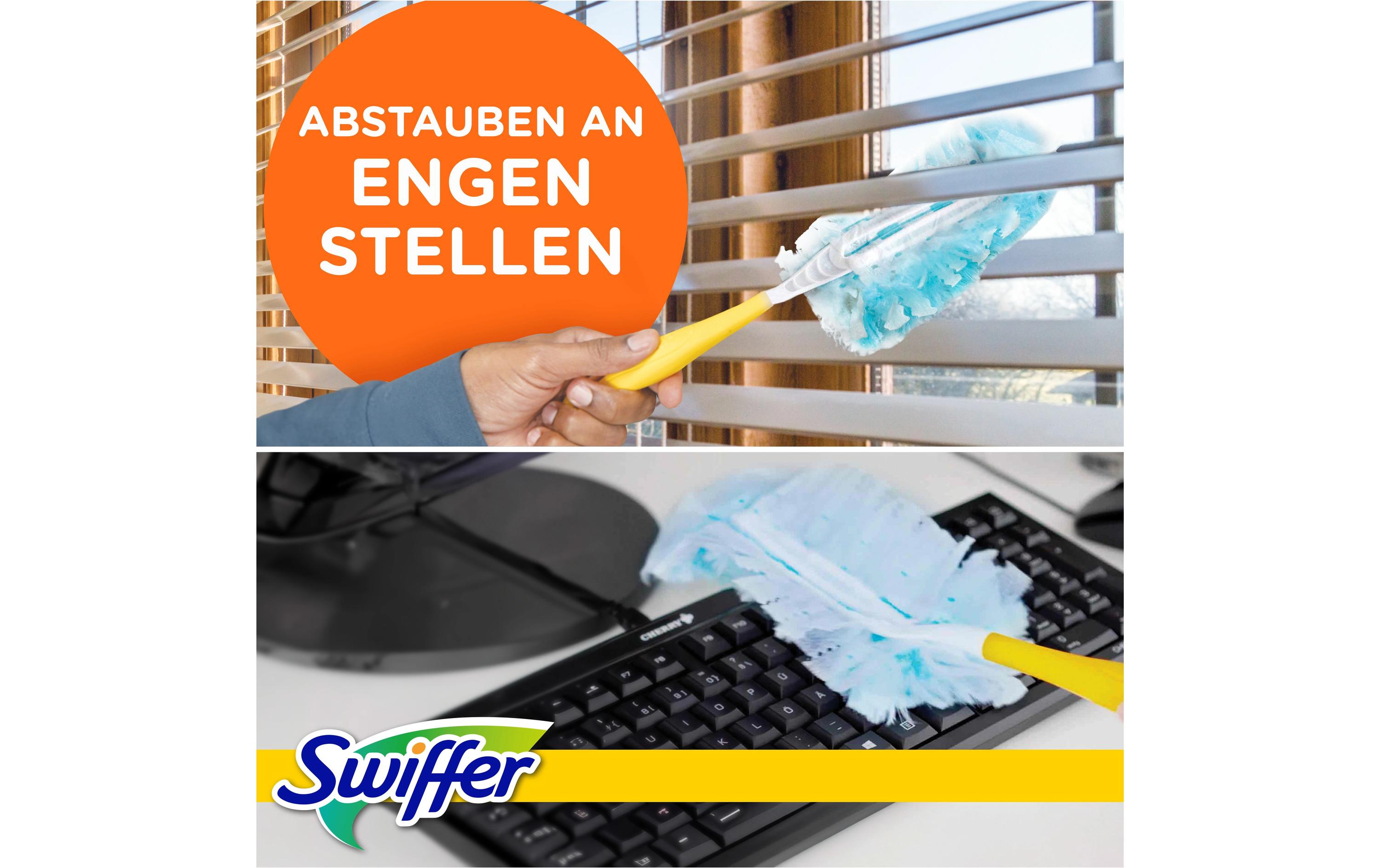 Staubmagnet mit Griff 3 Stück, Blau/GelbStarterset mit Dufttücher