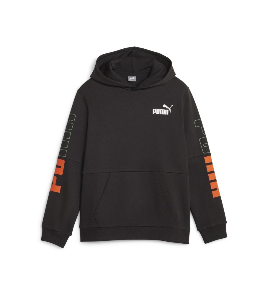 Moletom Puma Power Colorblock, Preto