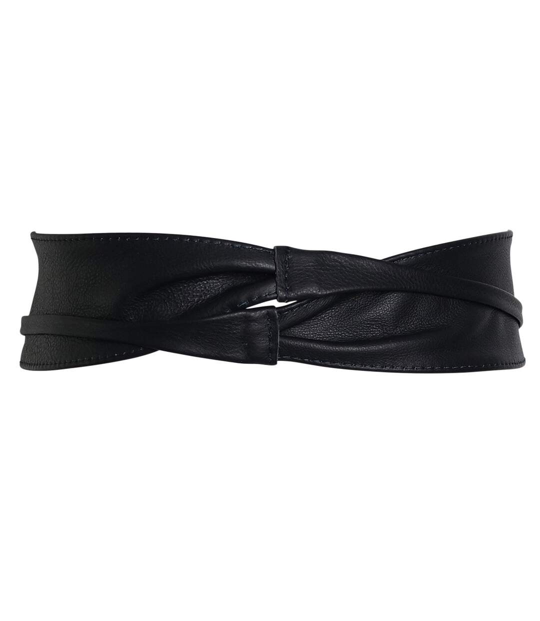 Ceinture large en cuir CESIRA