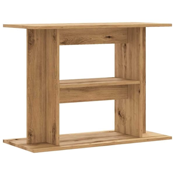 vidaXL Akvariumstativ artisan eik 80x35x60 cm konstruert tre