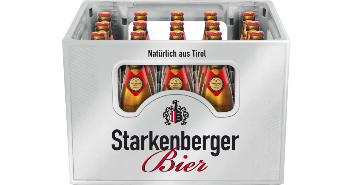Starkenberger Bier Gold Lager Kiste 20x 0,5 Liter (Mehrweg)