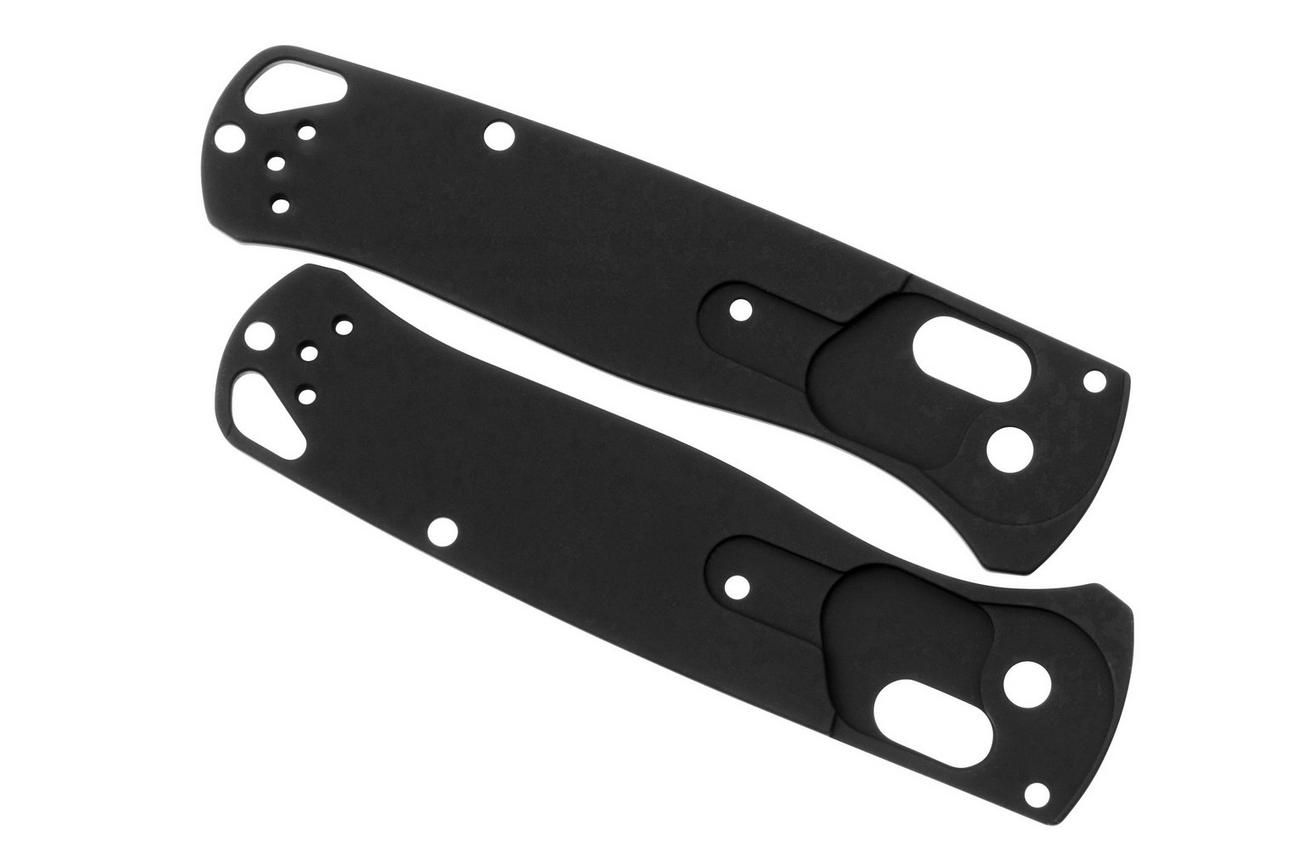 Lex Custom Benchmade Bugout 535 Scales BUTH190 Turtle Armor Black Titanium, handgreepschalen