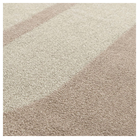 Tapis intérieur géométrique - milano vintage - marron et beige - 120 x 170 cm