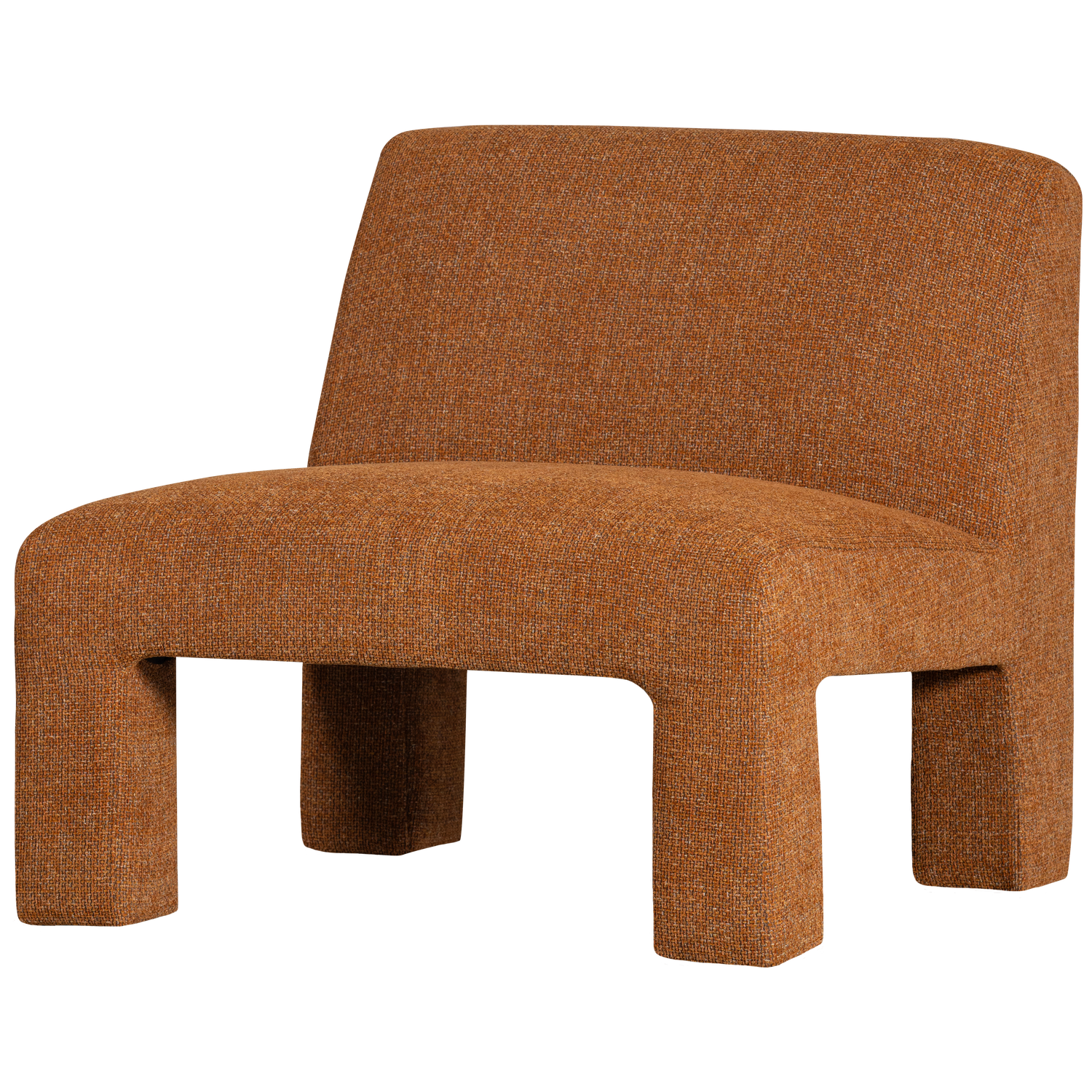 WOOOD Lavid Fauteuil - Polyester - Ginger - 73x74x84