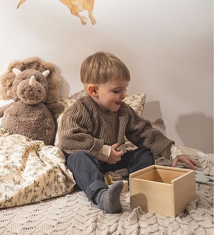 That's Mine Bluse - Flo Pullover - Erde Brown Melange