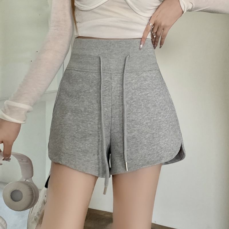 Angel Shine - Sweatshorts met trekkoord in de taille
