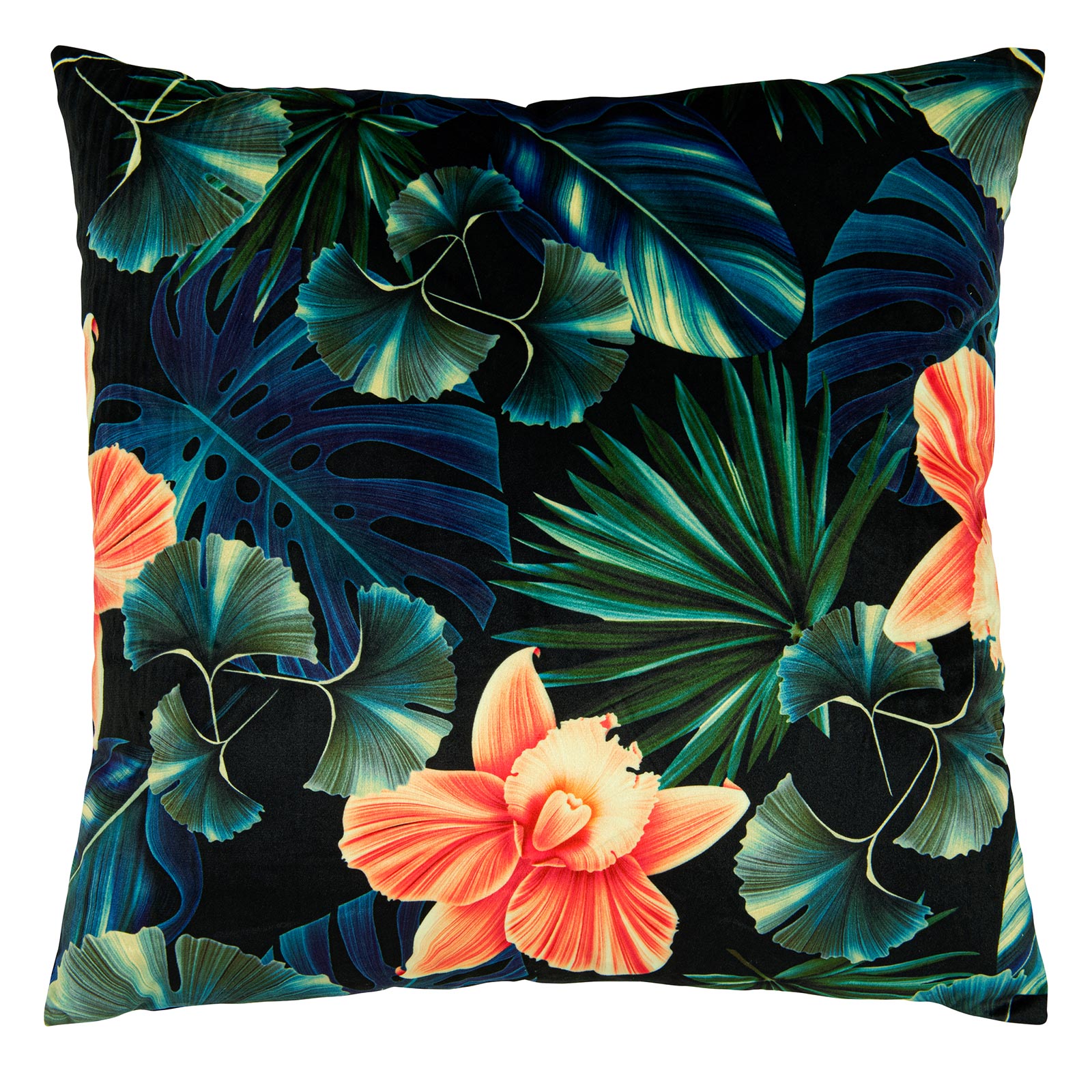 Kissen - orange-bunt - 45x45 cm