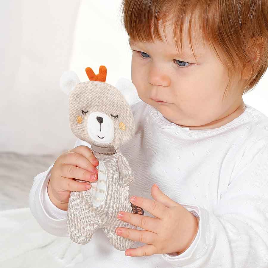 fehn® Knister-Teddy fehnNATUR