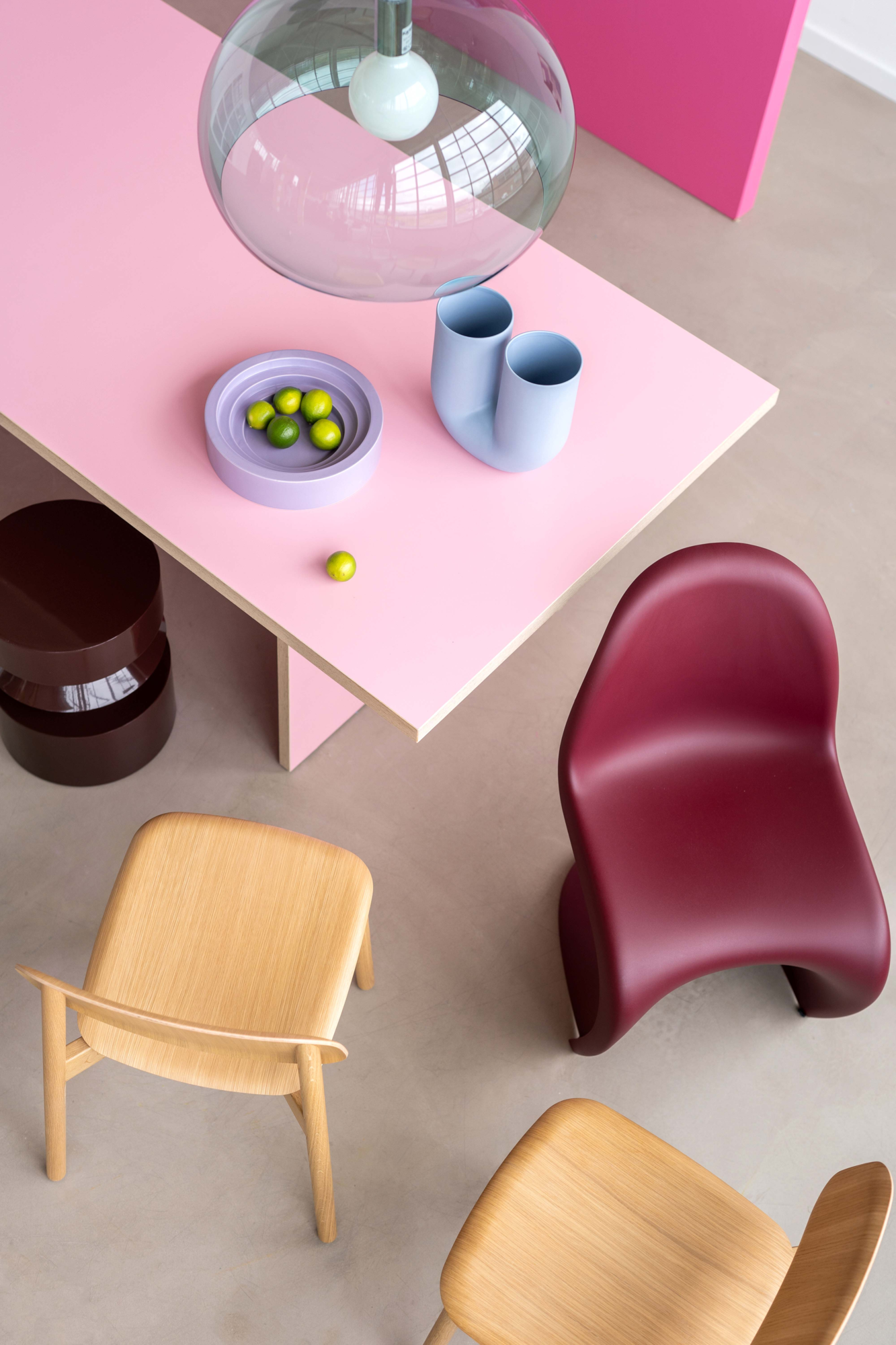 Eettafel Rectangular 280x100 bruin