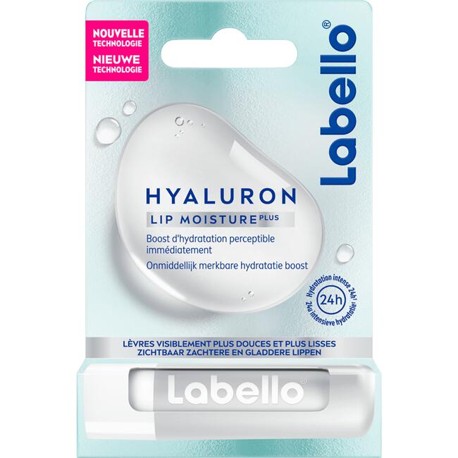 LABELLO Hyaluron Lip Moisture Plus Lippenbalsem 24u Hydratatie 1 Stuk