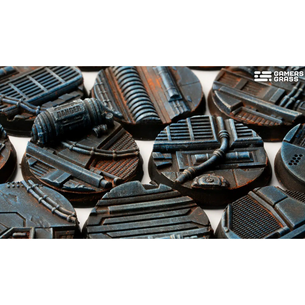 Spaceship Corridor Bases, Round 25mm (x10)