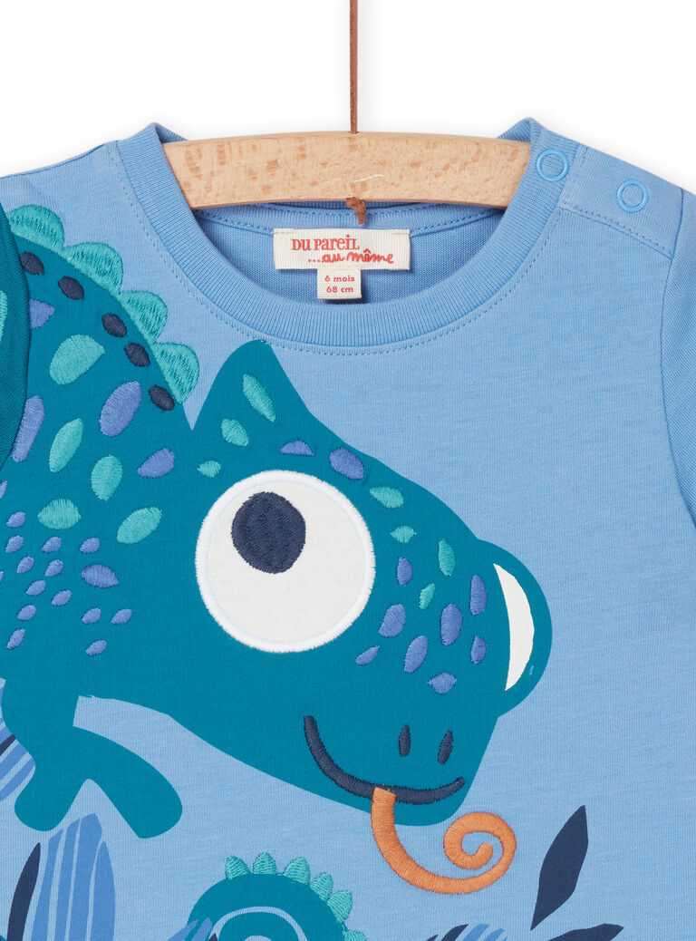 T-shirt à manches courtes à animation dinosaures