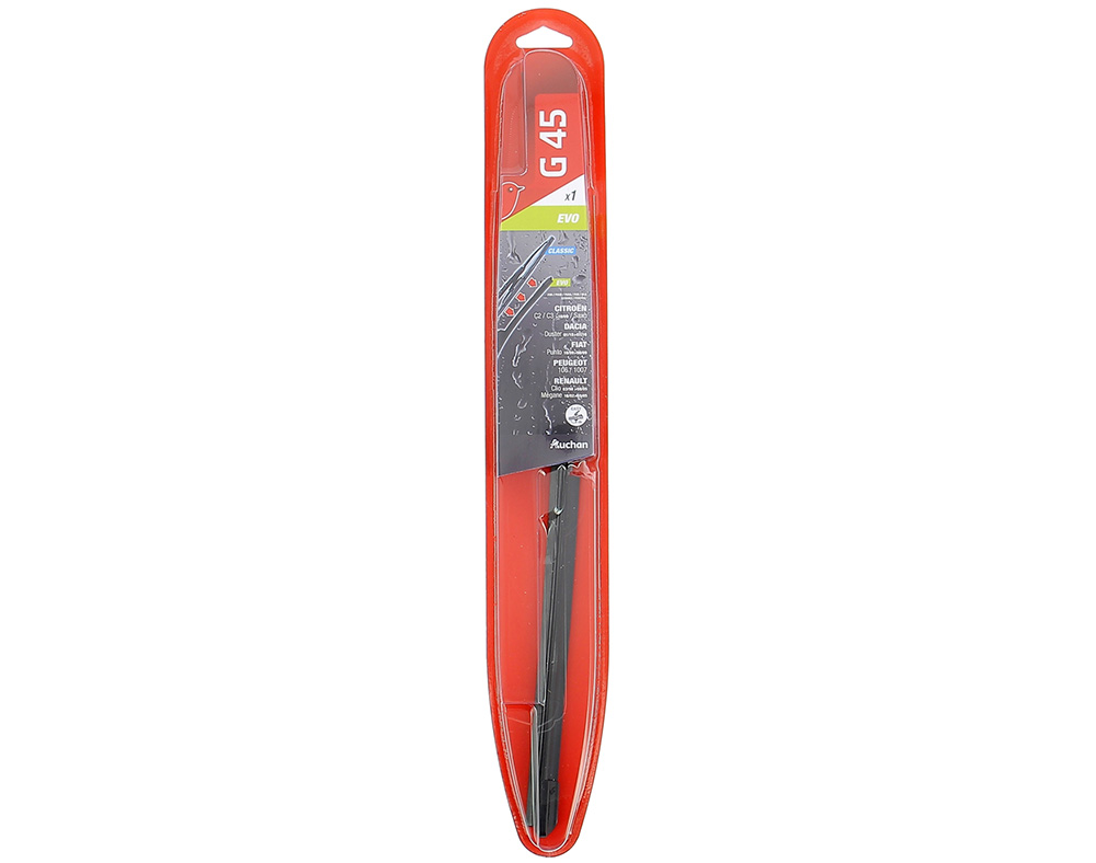 ESCOVA LIMPA PÁRA-BRISAS AUCHAN FLAT BLADE ADAPTADOR G45
