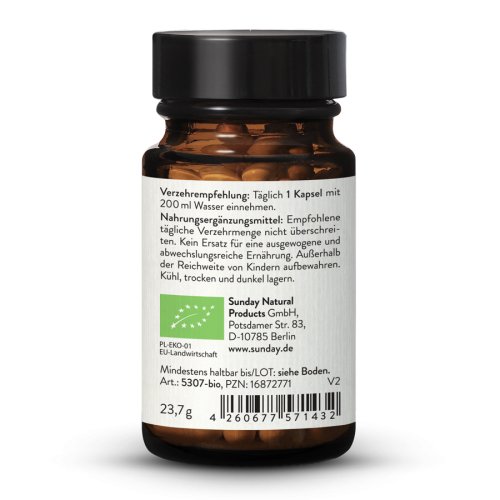 Sunday Natural Products  BioSODKapseln Superoxid-Dismutase