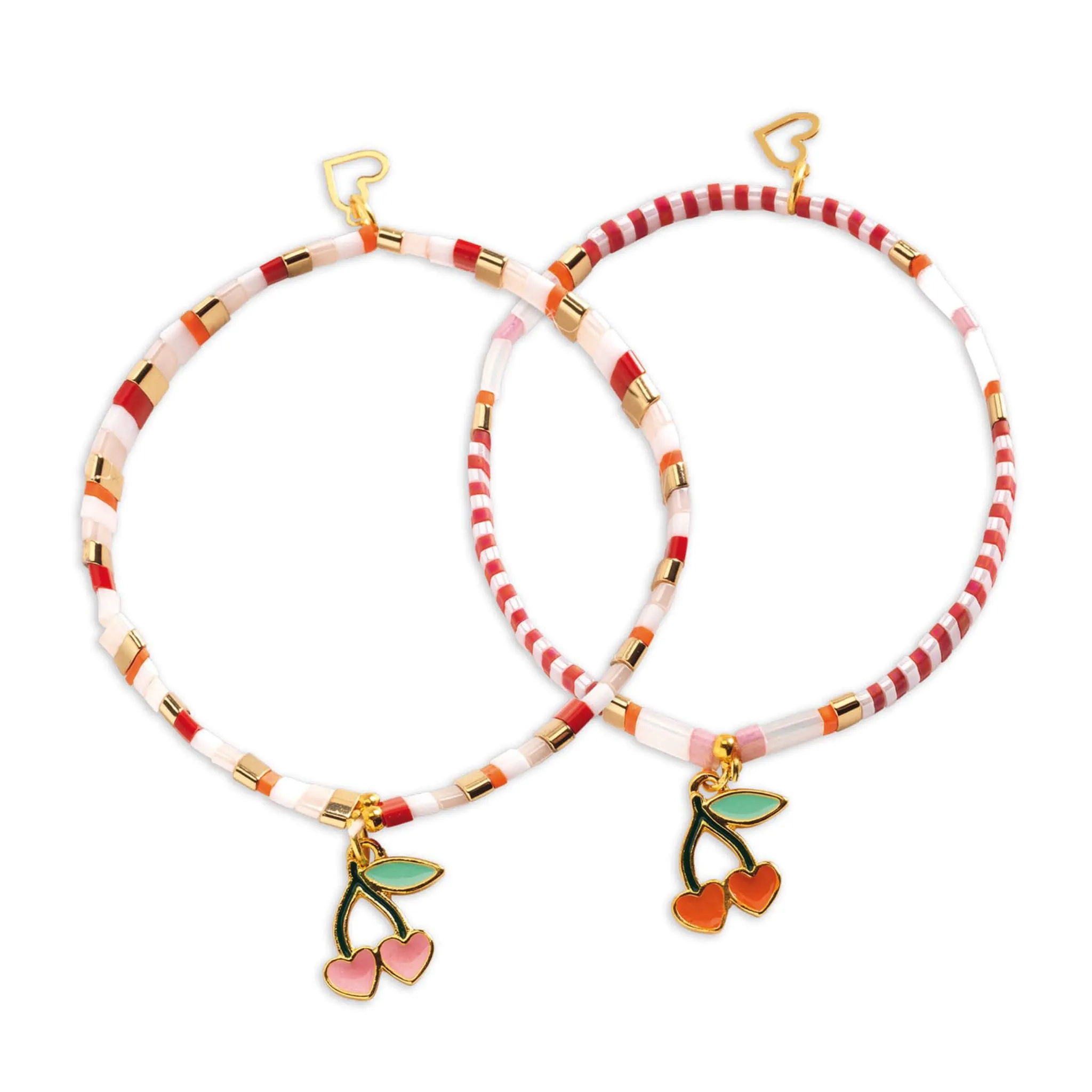 Djeco Ensemble Créatif Fabrication de Bracelet You & Me - Tila & Cerises