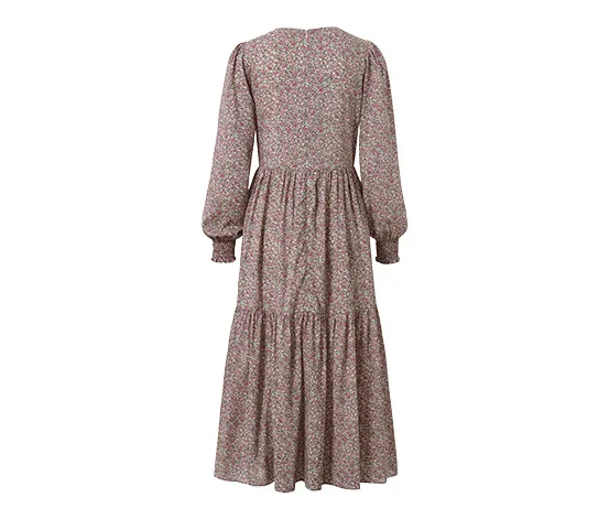 Florales Midi-Kleid