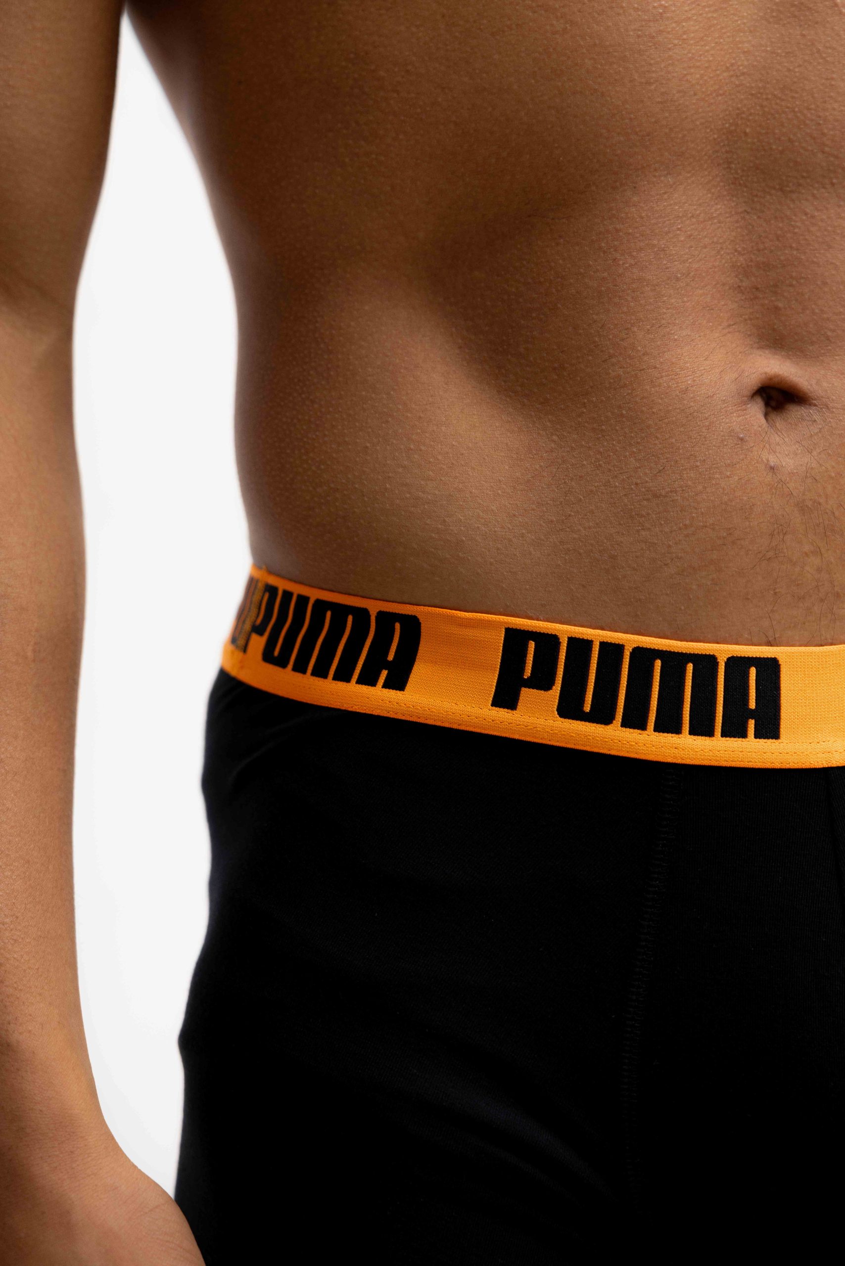 Puma Everyday Basic Boxershort Heren 6-Pack Zwart/Oranje/Blauw