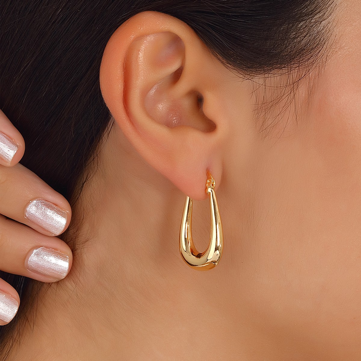 Boucles d'oreilles - Laiton plaqué or