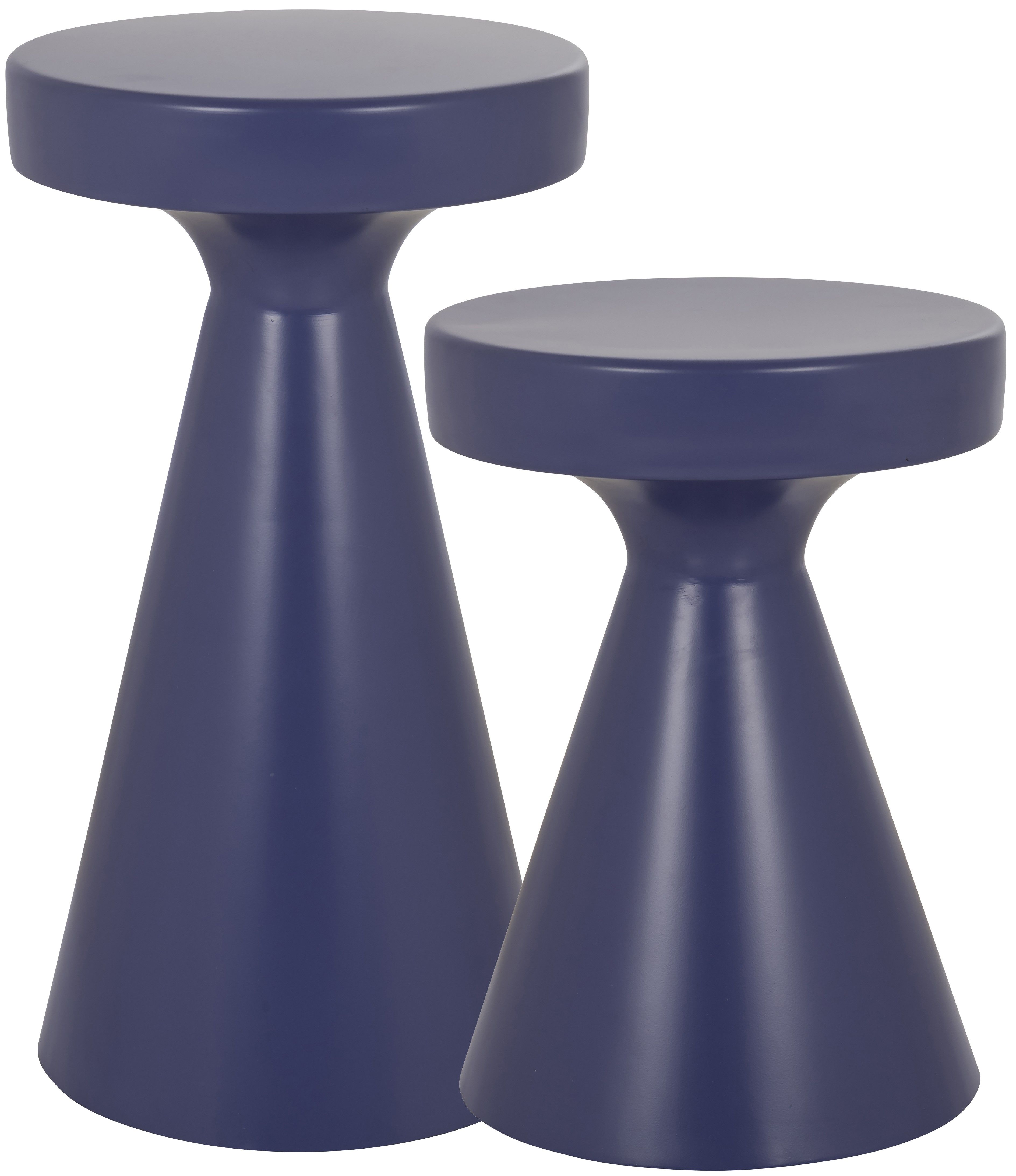 Bijzettafel paars groot 211857 Kimble ⌀30  x H53 cm