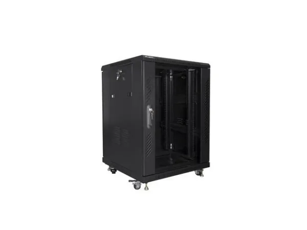 Lanberg - Rack kabinet - sort, RAL 9004 - 15U - 19