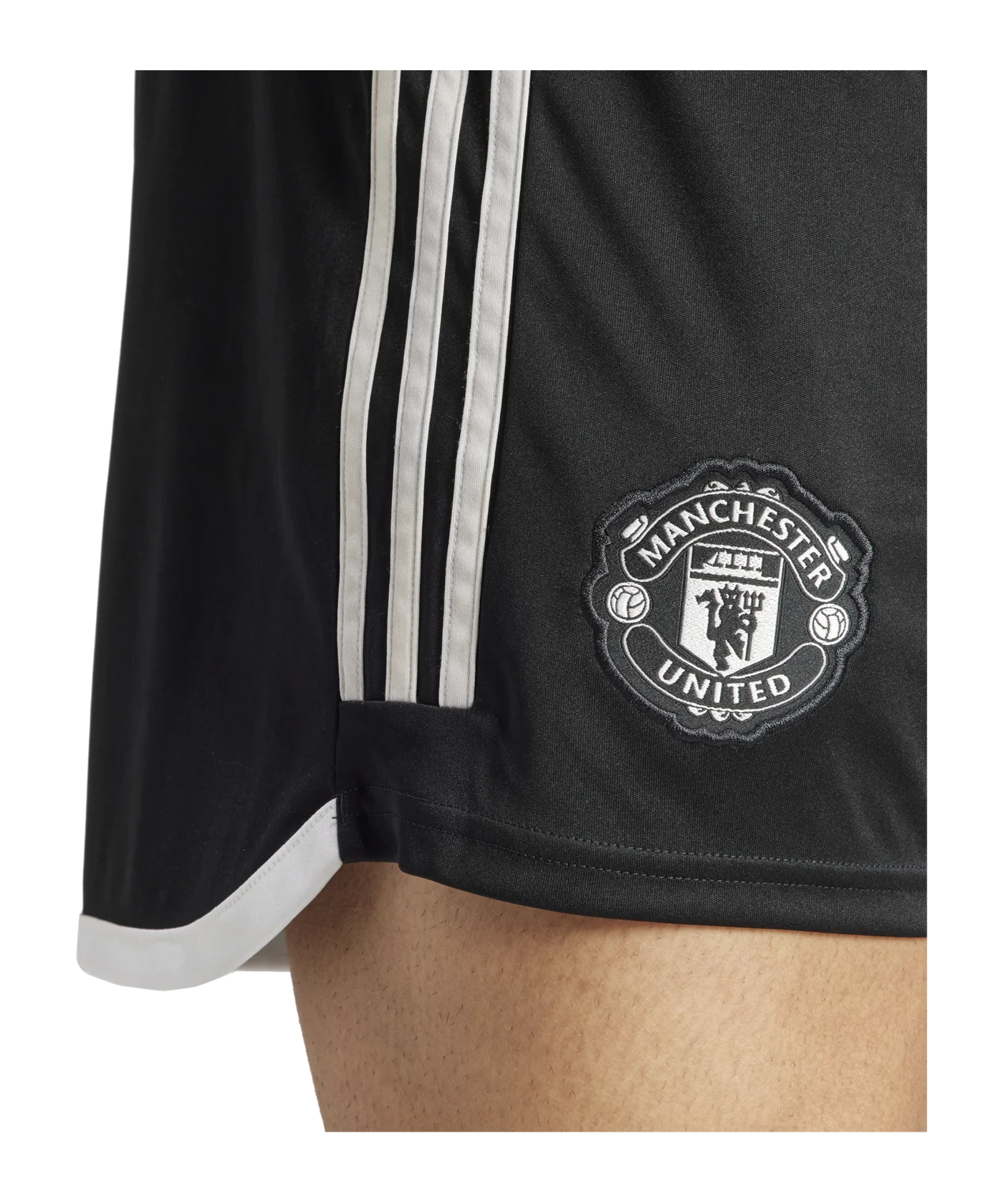 adidas Manchester United Short Away 2023/2024 Schwarz