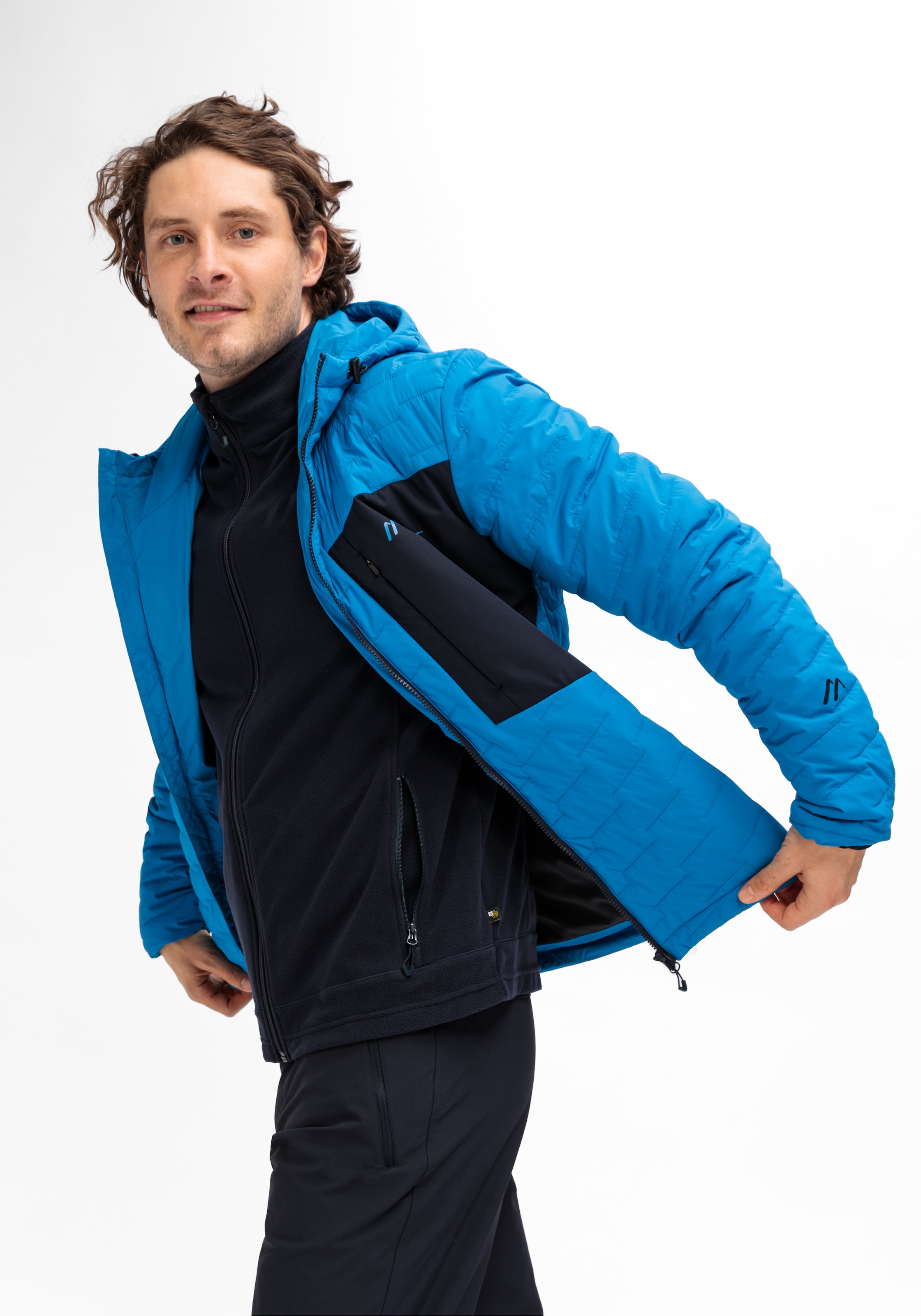 Maier Sports Funktionsjacke »Donovaly M« Herren Outdoorjacke, Primaloft Jacke mit 3 RV-Taschen und Kapuze