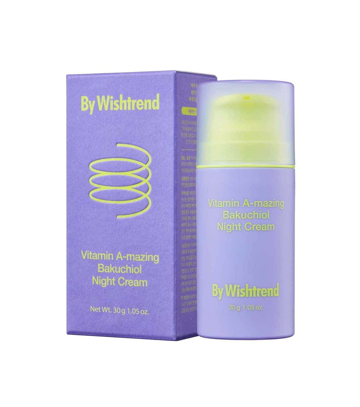 By Wishtrend - Creme facial noturno Vitamin A-mazing Bakuchiol - Pele madura