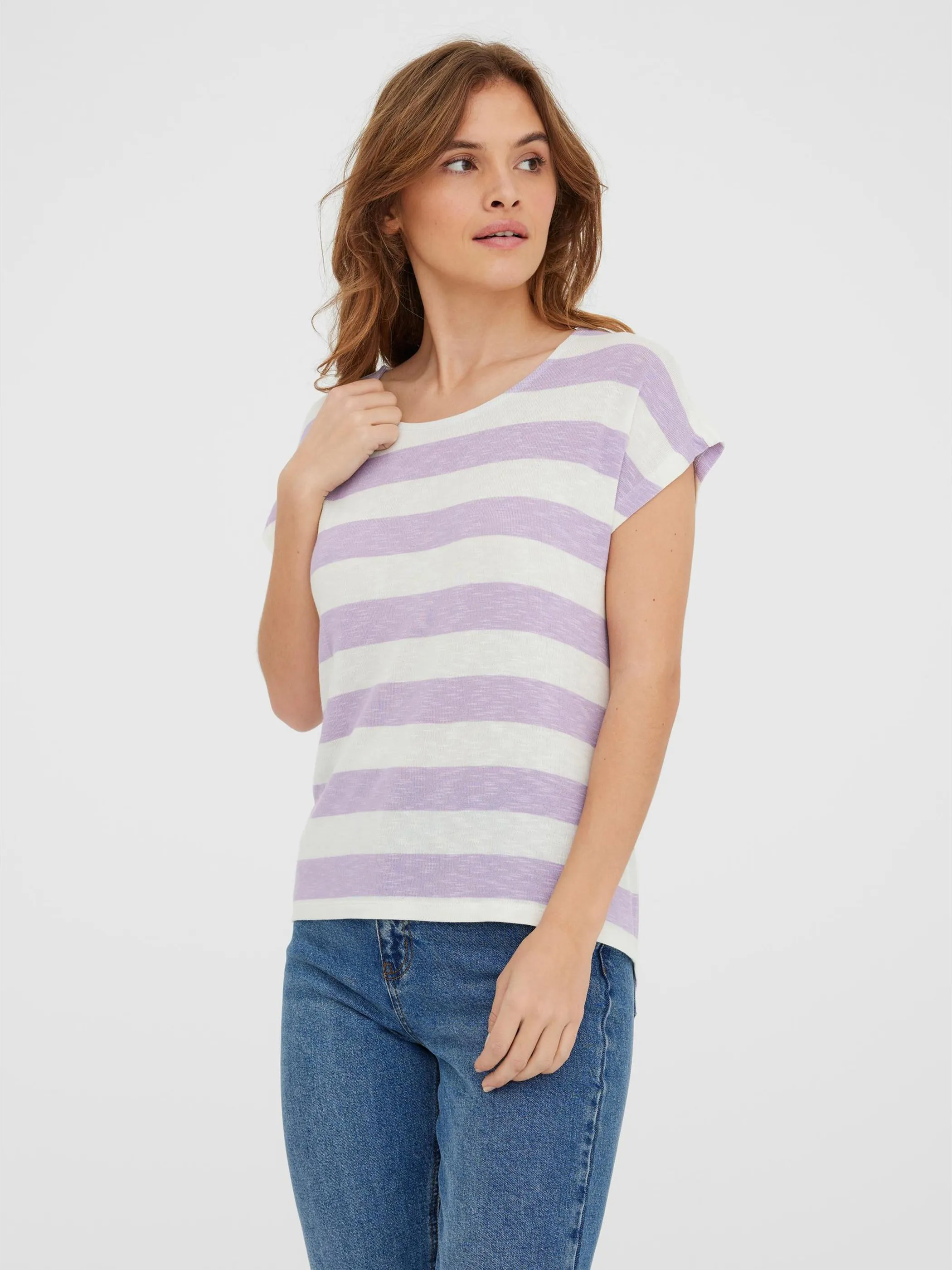 Vero Moda VMWIDE STRIPE S/L TOP Shirt