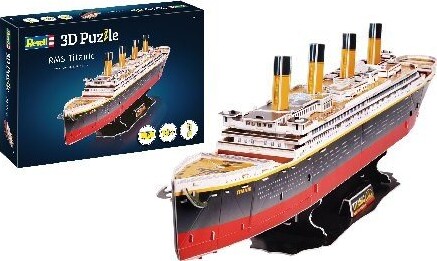 Revell 3D Puzzle - Rms Titanic - 113 Brikker - 80 CM