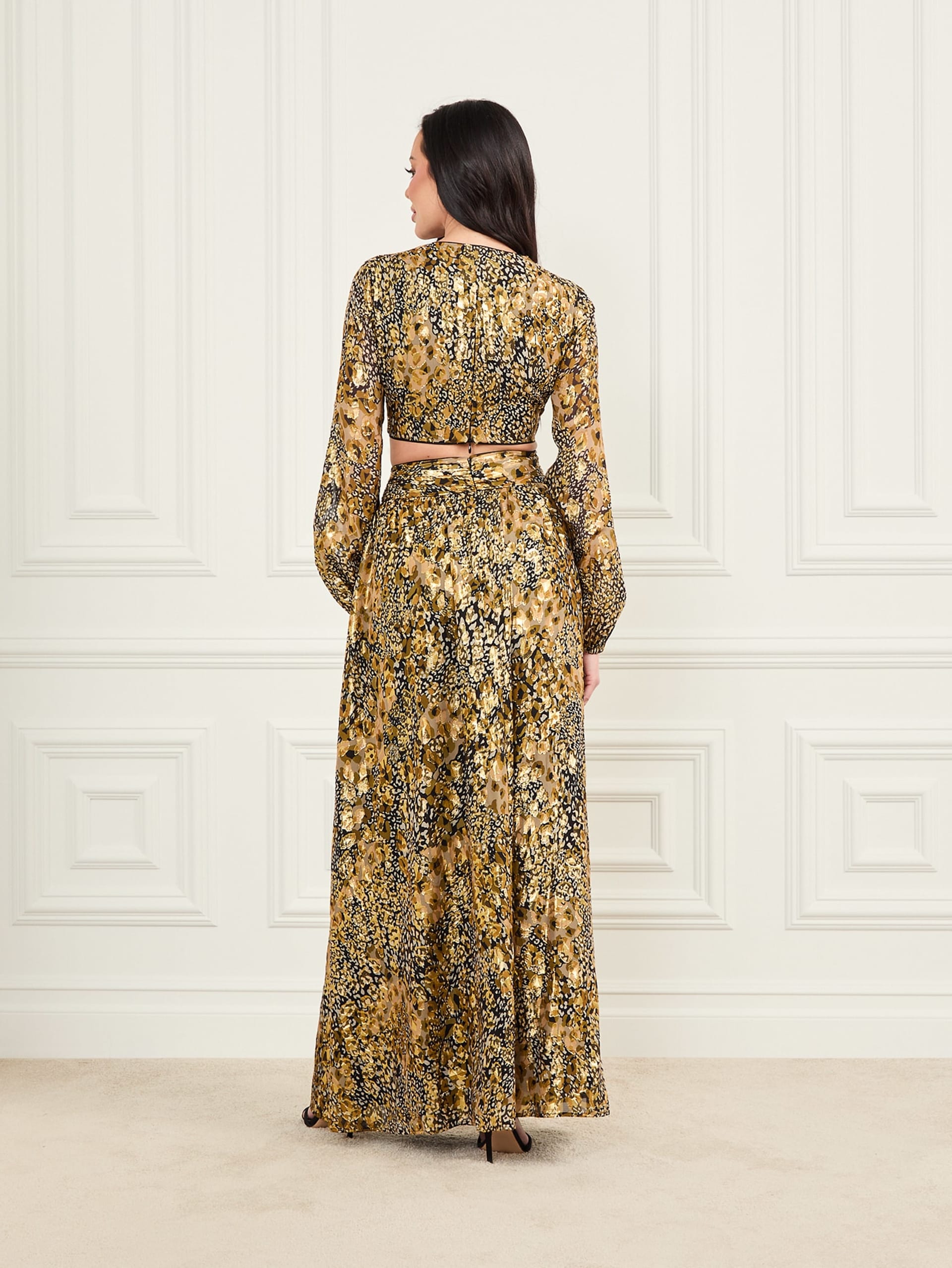 Vestido Maxi Leopard Allure