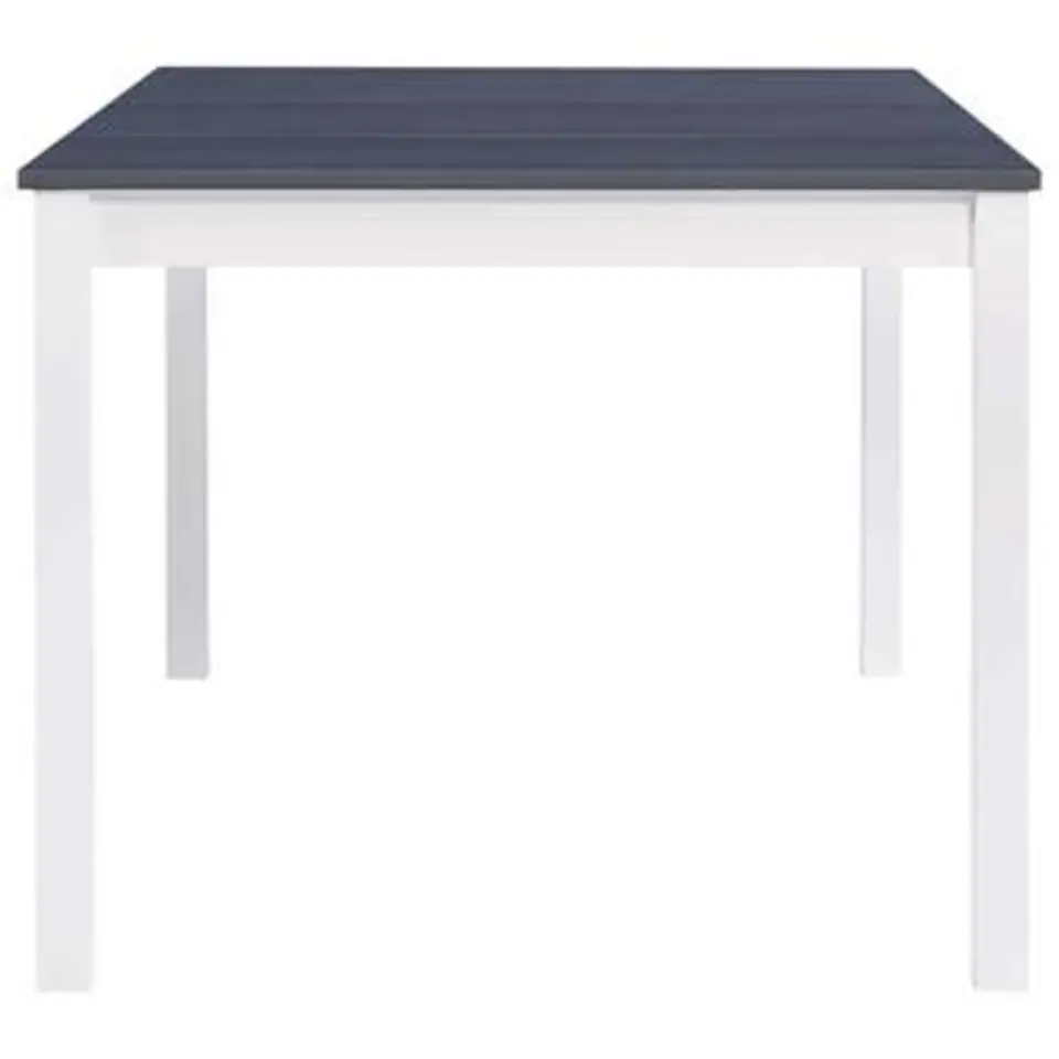 vidaXL - Eettafel - Grijs - Grenenhout - 180 x 90 x 73 cm