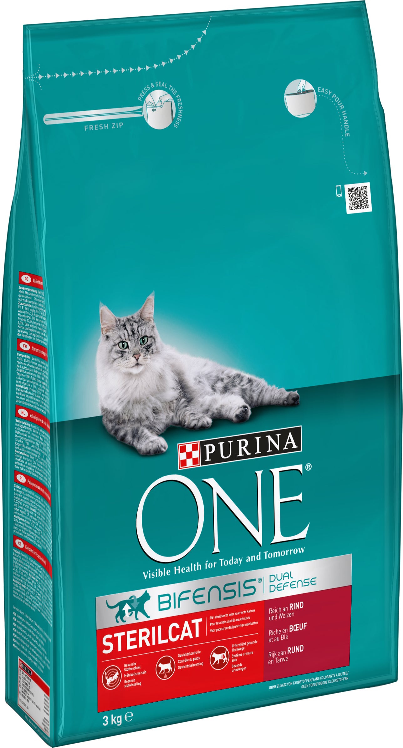 Purina One Bifensis kattenvoer Sterilcat adult rund 3 kg