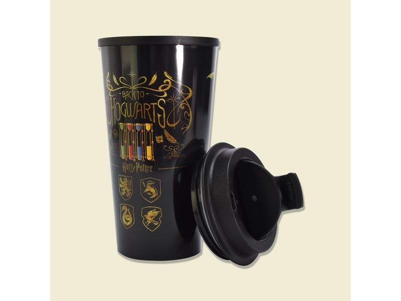 Thumbs Up! Harry Potter Thermo Kaffebecher Wappen Fanartikel aus dem Harry Potter-Universum