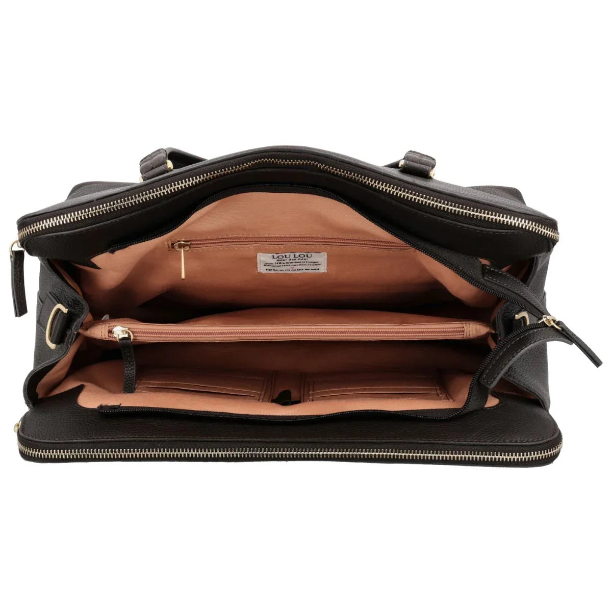 Lou Lou | Olivia | Leren dames werktas 15,6